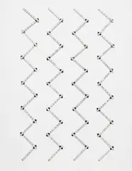 Fontes by Cildo Meireles, 1992-2008, 4 painted wood rulers, sold May 2015