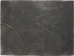 Sin título by Tania Bruguera, 2002, acrylic, graphite and metal on paper, sold May 2015
