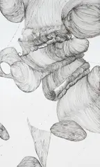 Sandra Cinto, Untitled, 2001, ink on painted wood