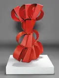Édgar Negret, Navegante, 1976, painted aluminum