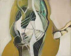 Elba Damast, Untitled, 1973, acrylic on canvas