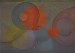 Ella Krebs, Sin título (Cinético), 1968, mixed media metal on wood