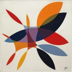 Juan Melé, Círculos Invention, 1973, oil on canvas