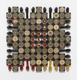Pedro Friedeberg, Untitled, 1972, ink on painted wood