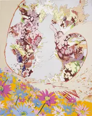 LAALA-LA! by Fernanda Brunet, 2005, acrylic on linen, offered May 2015