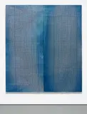 Hugh Scott-Douglas, Untitled, 2013, cyanotype on linen, in two parts