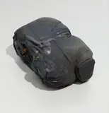 Kevin Beasley, Untitled (Helmet), 2011, foam, spray paint, resin, t-shirt
