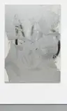 Stefan Brüggemann, Puddle Painting 2, 2013, aluminum paint, spray paint on canvas