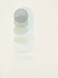 Ólafur Elíasson, Blue and grey to yellow movie, 2009, watercolor, pencil on paper