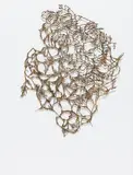 Linda Ridgway, Mapping, 1997, bronze