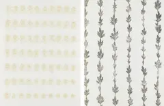 Two works: (i) Three Score and Ten; (ii) Leaf Lets by Linda Ridgway, 2000, graphite, natural juices on paper, sold Sep 2015