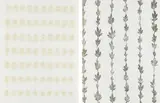 Linda Ridgway, Two works: (i) Three Score and Ten; (ii) Leaf Lets, 2000, graphite, natural juices on paper