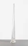 Joseph Havel, Bedsheet, 2001, sandblasted fabric, epoxy, paint