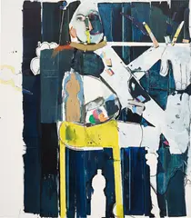 Untitled by Magnus von Plessen, 2010, oil on canvas, sold Sep 2015