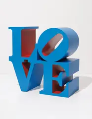 Robert Indiana, LOVE, 1966-1998, polychrome aluminum