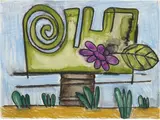 Carroll Dunham, Untitled (12/6/08)
