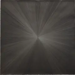 Michelle Grabner, Untitled, 2008, silver, gesso on paper