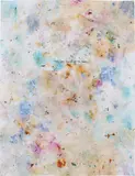 Dan Colen & Harmony Korine, Untitled (from "Train Yourself to Lose"), 2013, flowers on paper, ink