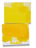 Alex Hubbard, Untitled, 2010, oil, acrylic, resin, fiberglass on canvas, in 2 parts