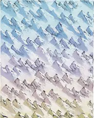 Neil Raitt, Fade (Alpine), 2014, oil on canvas