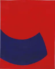 Leon Polk Smith, Untitled, 1955, oil on paper