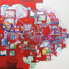 Joanne Greenbaum, Workbook, 2006, oil on canvas