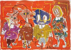 André Butzer, Ohne Titel, 2009, oil on canvas