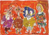 André Butzer, Ohne Titel, 2009, oil on canvas