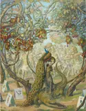 Julie Heffernan, Self-Portrait as Decoy, 2006-10, oil on canvas