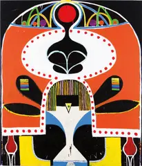 Baker Overstreet, Dirty Piller's Beauty Bumps, 2006-2007, acrylic on canvas