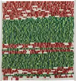 Danica Phelps, December 2003, 2003, watercolor on recycled currency