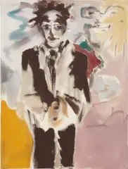 Wittgenstein by Sophie von Hellerman, 2007, acrylic on canvas, sold Sep 2015