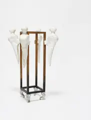 Saint Clair Cemin, Guarded Closet, 1987, oak, aluminum, pine
