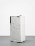 Bertrand Lavier, Indesit, 1986, oil, acrylic on refrigerator