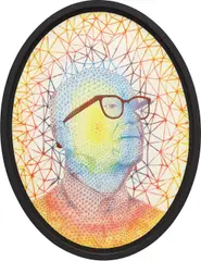 From The Dymaxion Series: Bucky (ROY GBIV) by Matthew Day Jackson, 2007, intaglio, screenprint, offered Sep 2015