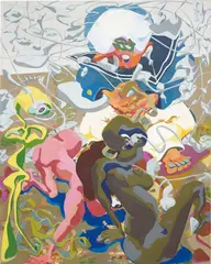 Peter Stauss, Performance, 1999, oil on canvas