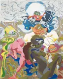 Peter Stauss, Performance, 1999, oil on canvas