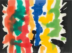 Para IV by Morris Louis, 1959, Magna on canvas, offered Nov 2015