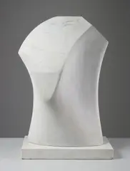 Henry Moore, Torso, 1966, white marble