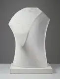 Henry Moore, Torso, 1966, white marble