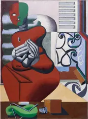 Le Corbusier, Femme rouge et pelote verte, 1932, oil on canvas