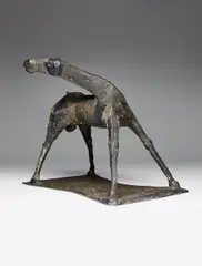 Marino Marini, Piccolo cavallo, 1950, hand chiseled and painted bronze