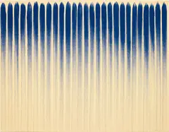 From Line by Lee Ufan, 1979, oil and mineral pigment on canvas, sold Nov 2015