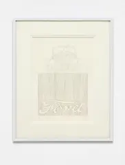 Ford by Ed Ruscha, 1962, graphite on paper, offered Nov 2015