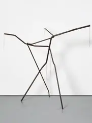 Untitled by Tatiana Trouvé, 2007, metal, black epoxy painting and black leather, sold Nov 2015