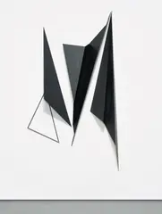 Katja Strunz, Untitled, 2005, wood, paint, metal and wallpaper