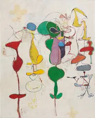 George Condo, Expanding Color Painting, 1987, oil on canvas
