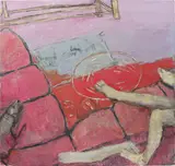 Susan Rothenberg, Pink Couch, 2003, oil on canvas