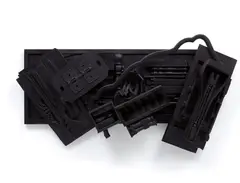 Louise Nevelson, Mirror-Shadow XXXXII, 1987, painted wood relief