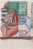 Le Corbusier, Etude de Femme Rouge et Pelote Verte